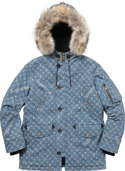 louis vuitton supreme parka jacket|louis vuitton supreme monogram.